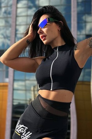 Топ Blouse Lovely Fitzona Black 14814