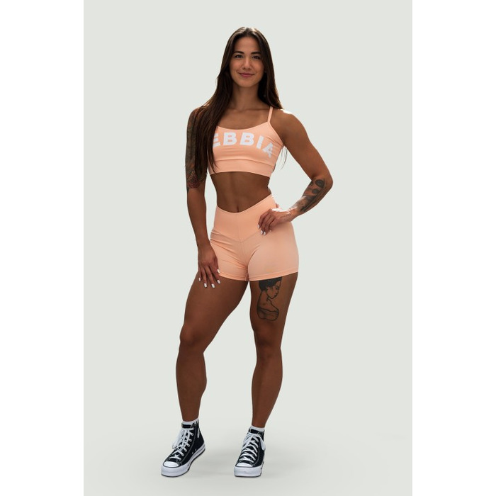 Шорти Nebbia High Waisted Shorts 5″ GYM HERO Salmon 582