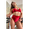 SKINN top Red silk_ червоний біфлекс шовк