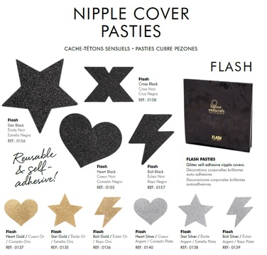 Пестиси у вигляді сердець Bijoux Indiscrets, золотисті