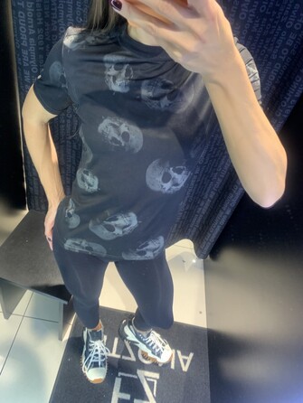 Футболка Fitzona T-shirt Skull Black