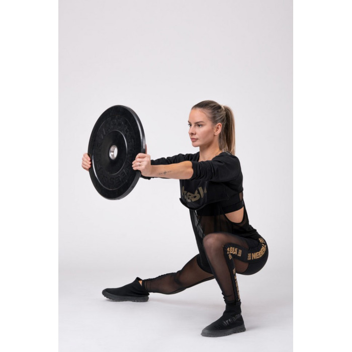 Легінси Nebbia Gold Mesh Leggings 829 Black