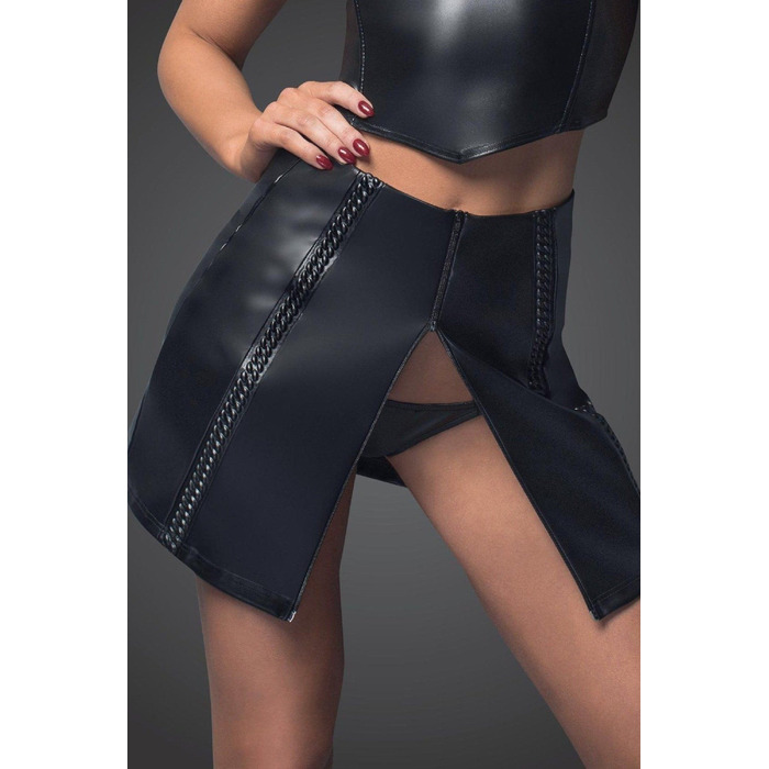 Юбка на молнии Noir Handmade F171 черная, L