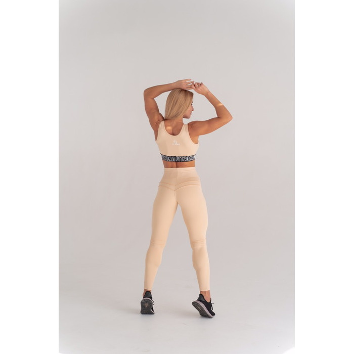 ЛЕГИНСЫ BEIGE LEGGINGS LACE ON FRONT