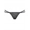 Трусики стрінги з ланцюжками Obsessive Pantheria thong black S/M