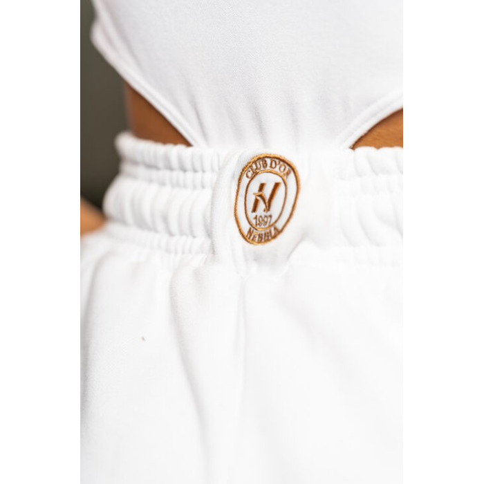 Шорти жіночі Nebbia Lounge Sweatshorts CLUB D’OR White 643