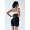 Велосипедки Fitzona Black Biker Shorts With Neon Orange