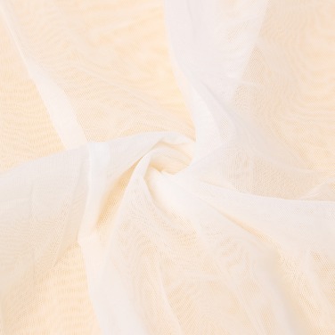 Халат Star Night с рюшами и поясом, белый, M-L