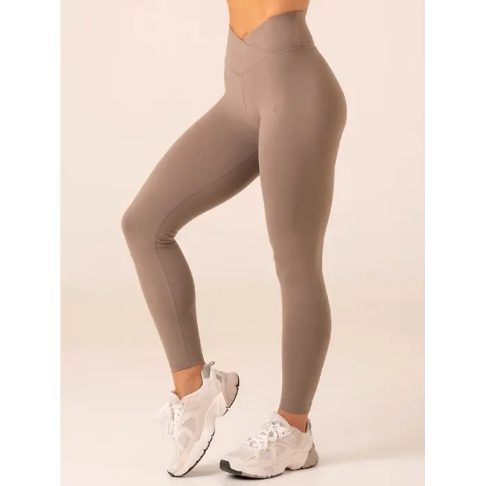 Леггинсы Ryderwear Momentum Cross Over Scrunch Leggings - Taupe