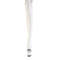 Сапоги Pleaser Spectator-3030, каблук 7 дюймов, 3-дюймовый текстурированный PF-сапог со шнуровкой сзади, молния сбоку, белая искусственная кожа/прозрачно-белый цвет