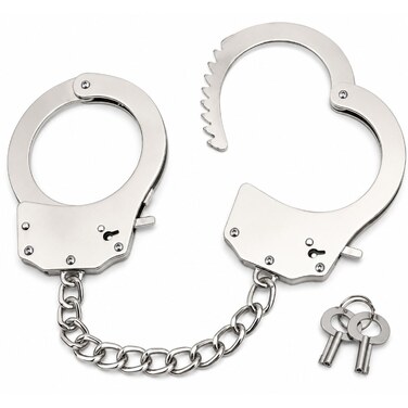 Наручники металлические DS Fetish, серебристые