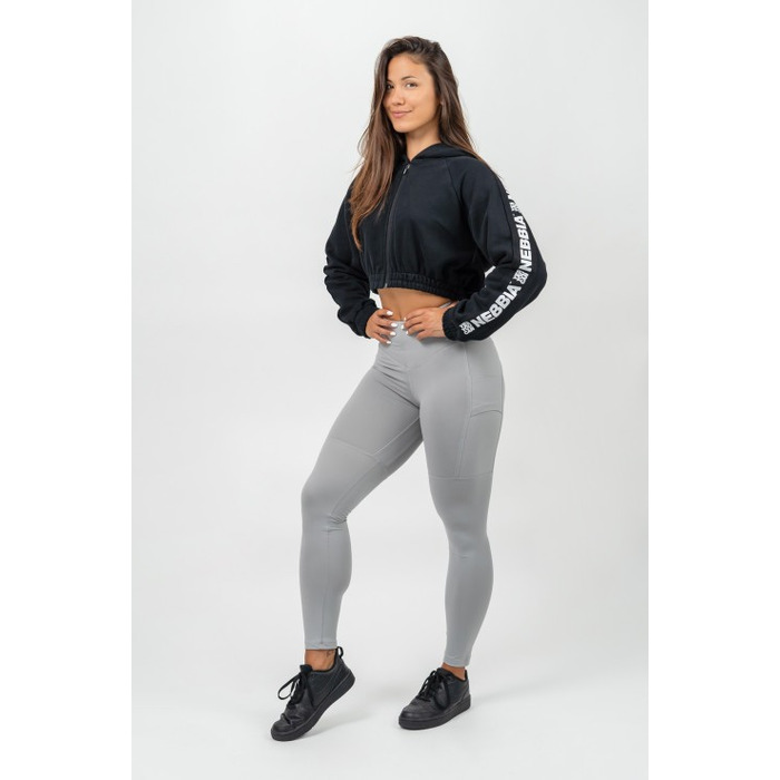 Легінси Nebbia High Waisted Leggings Leg Day Goals Grey 248 Light Grey