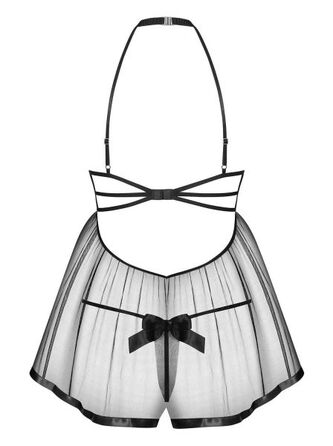 Бебідол Obsessive Delishya babydoll black L / XL