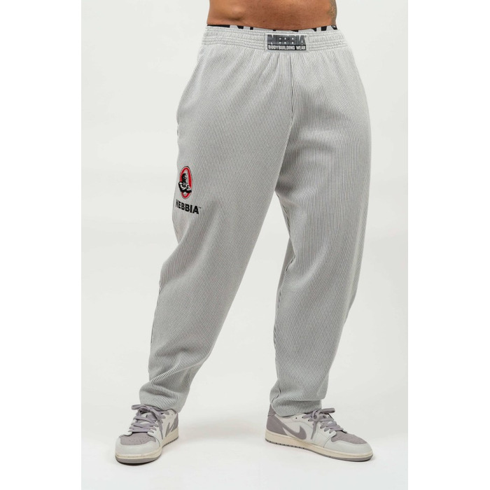 Штани Nebbia Oversized Sweatpants SIGNATURE Light Grey 702