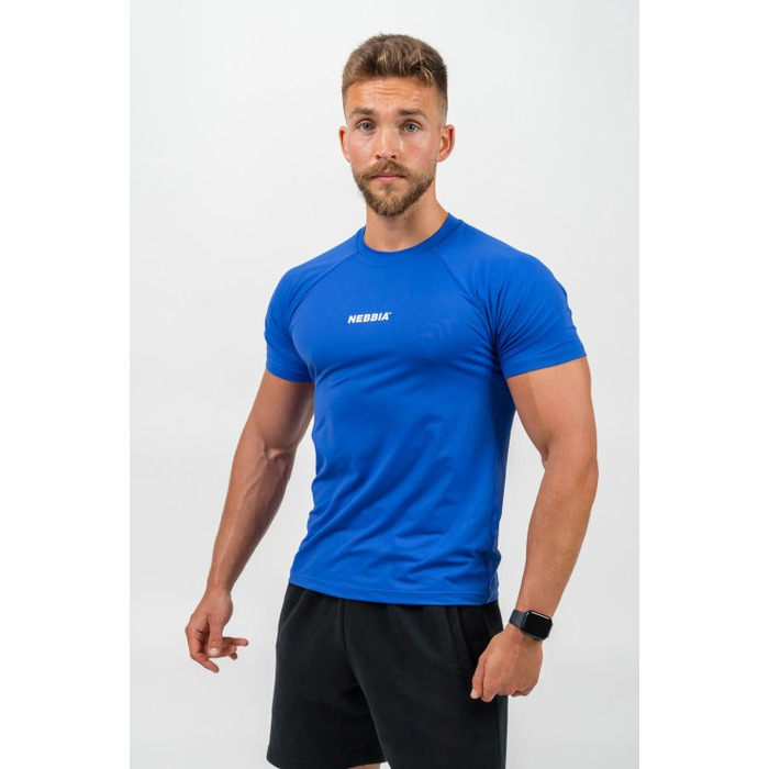 Футболка Nebbia Workout Compression T-shirt Endurance Blue 339