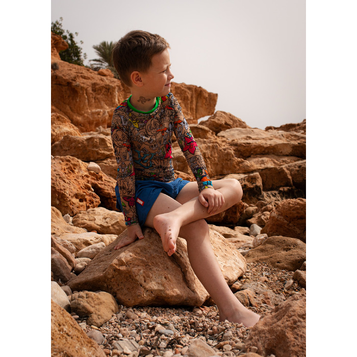 Детский рашгард ТАТУ из spf35 на мальчика