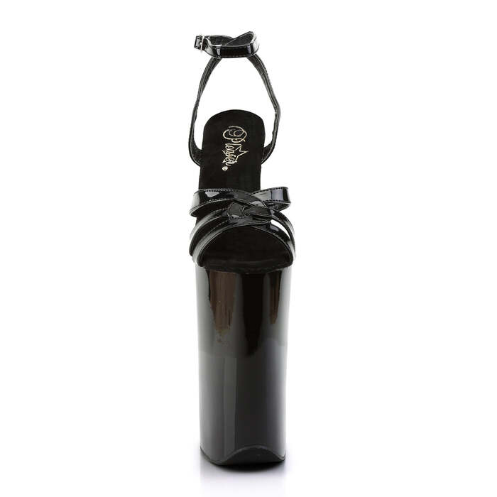 Босоніжки Beyond-012 *10 дюймів на підборах, 6 1/4 дюйма з ремінцем навколо щиколотки, чорні