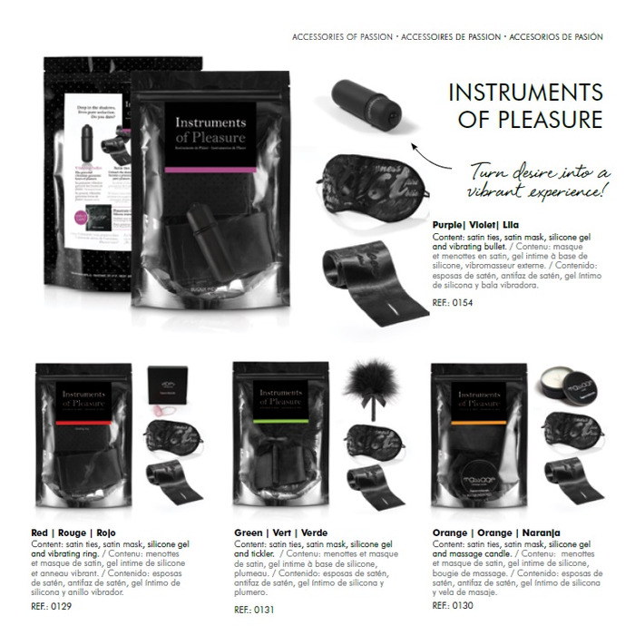 Атласные ленты-наручники Silky Sensual Bijoux Indiscrets