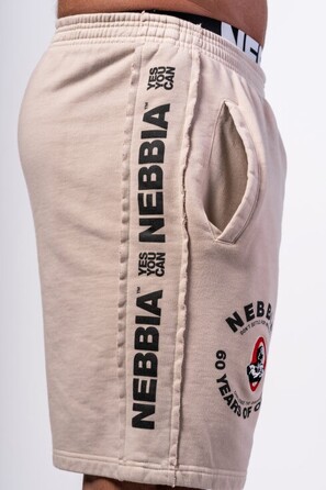 Шорти Nebbia Washed Sweat Shorts LEGEND Light Grey 786