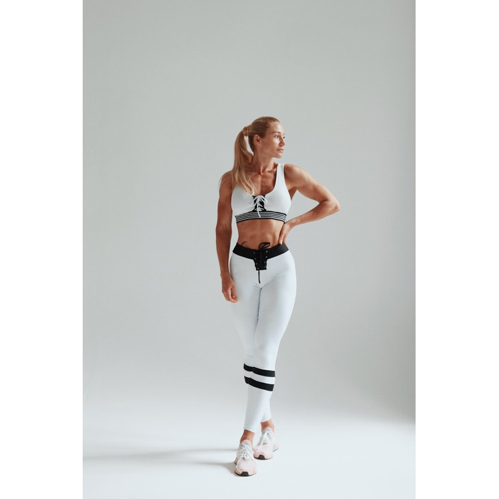 Топ WHITE TOP WITH ELASTIC AND EYELETS