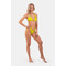 КУПАЛЬНІ Nebbia ТРУСИКИ HIGH CUT V-SHAPE BIKINI BOTTOM GREEN 456 Yellow