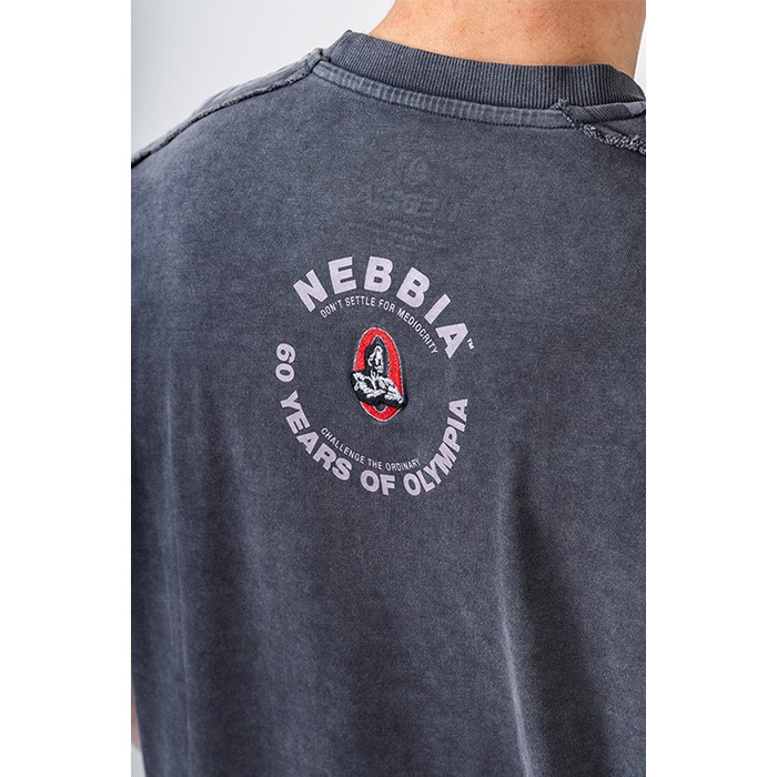 Футболка Nebbia Washed Oversized T-Shirt GOLDEN AGE Black 790