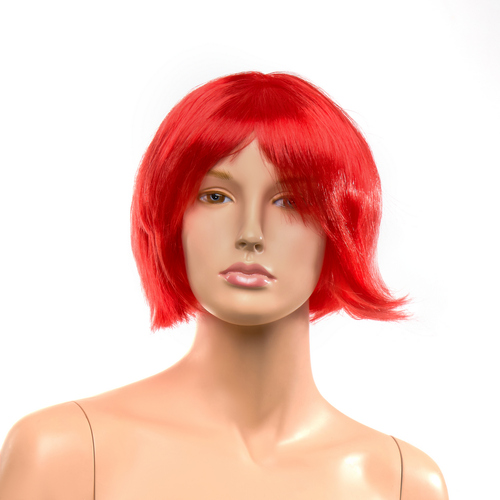 Перука каре з чубчиком Fetish Hair, червоний, 25 см