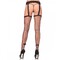 Панчохи із підв'язками із заднім швом Backseam Garterbelt Stockings O/S Leg Avenue