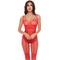 Комбінезон ALL HEART CROTCHLESS BODYSTOCK RED, OS