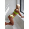ТОП Nebbia ONE SHOULDER BANDEAU BIKINI TOP GREEN 448