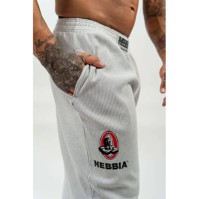 Штани Nebbia Oversized Sweatpants SIGNATURE Light Grey 702