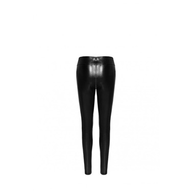 Леггинсы сексуальные со змеиным принтом XL F274 Noir Handmade, черные