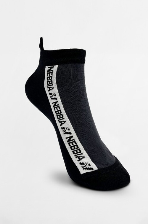 Шкарпетки NEBBIA 'STEP FORWARD' Ankle Socks Black 110