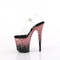 Босоножки Pleaser Flamingo-808SS. Каблук 8 дюймов, ремешок на щиколотке 4 дюйма. Цвет: прозрачный/розовый.