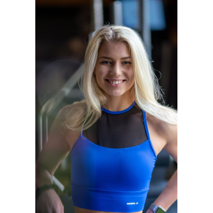Топ FIT Activewear Padded Sports Bra 437 Blue