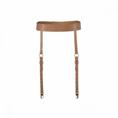 Підтяжки Bijoux Indiscrets MAZE - Suspender Belt Brown O\S
