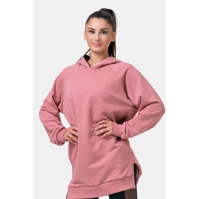 ХУДІ EVERYDAY HERO LONG SWEATSHIRT WITH A HOODIE OLD ROSE 580 Roze