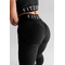Легінси FZ Black Mesh Leggings with Imitation Shiny Thongs
