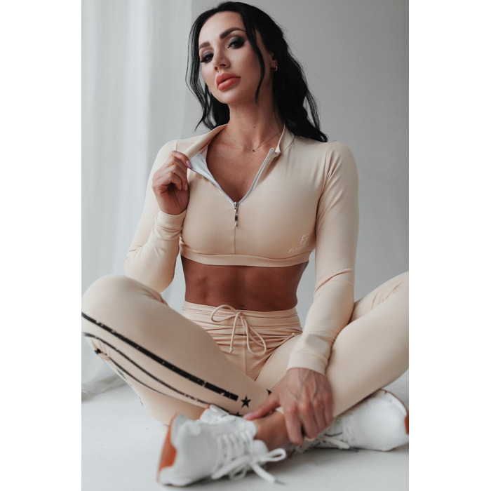 ЛЕГІНСИ BEIGE LEGGINGS FITZONA GIRL