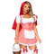 Костюм Красной Шапочки М Leg Avenue Fairytale Miss Red, 2 предмета, красный