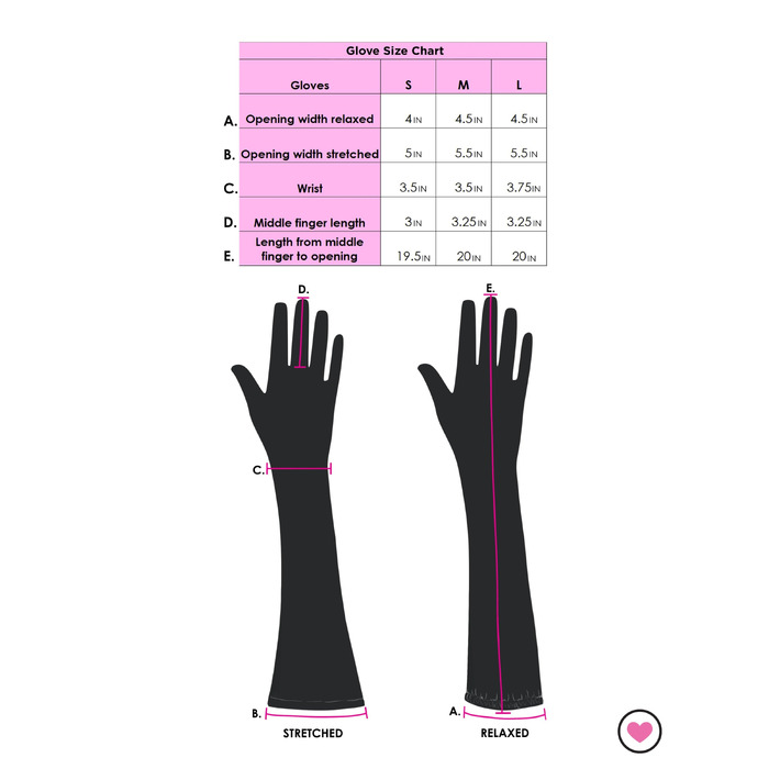 Чорні довгі рукавички Star Night зі стразами (без коробки)
