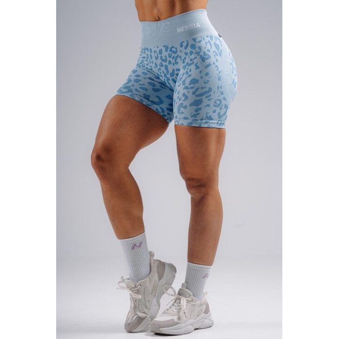 Шорти Nebbia Push-Up Compression Leopard Shorts PRIMAL Blue Leopard 856