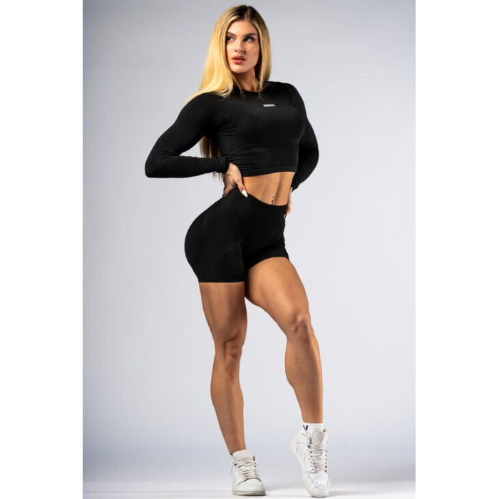 Топ Nebbia Seamless Long-Sleeve Top POWER Black 892