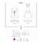 Комплект новогодний 4 предмета Obsessive 851-CST-3 красный, L/XL