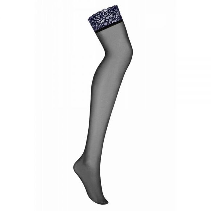 Панчохи Obsessive Drimera stockings blue L / XL