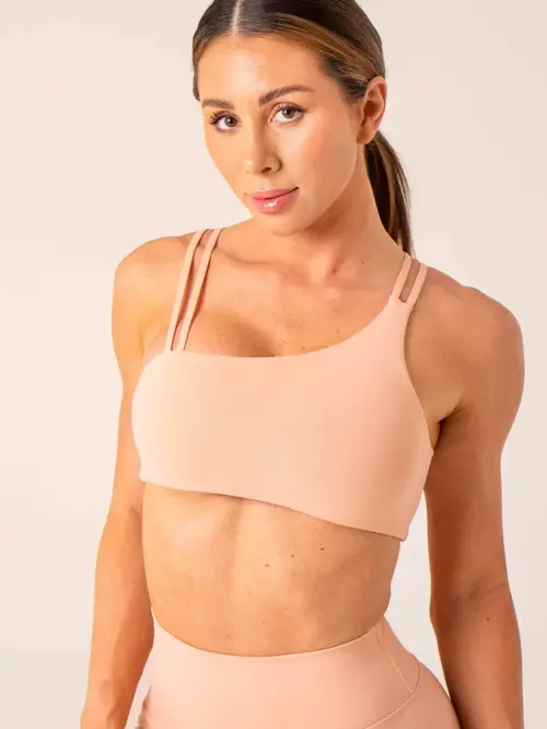 Топ Ryderwear Unstoppable One Shoulder Sports Bra - Peach