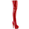 Boots Delight-3000HWR *Каблук 6 дюймов, эластичные сапоги PF 1 3/4 дюйма, боковая молния 12 дюймов, красные