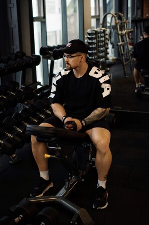 Футболка Nebbia Oversized T-shirt LIFTING CLUB Black 353