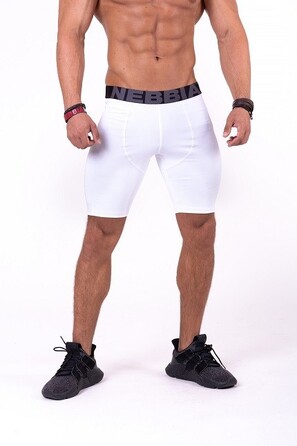 Чоловічі велосипедки NEBBIA ROAD HERO BIKER SHORTS 161 White