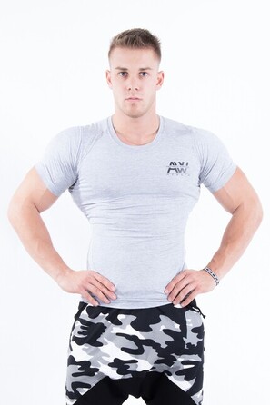 Спортивна футболка Nebbia 120 light grey